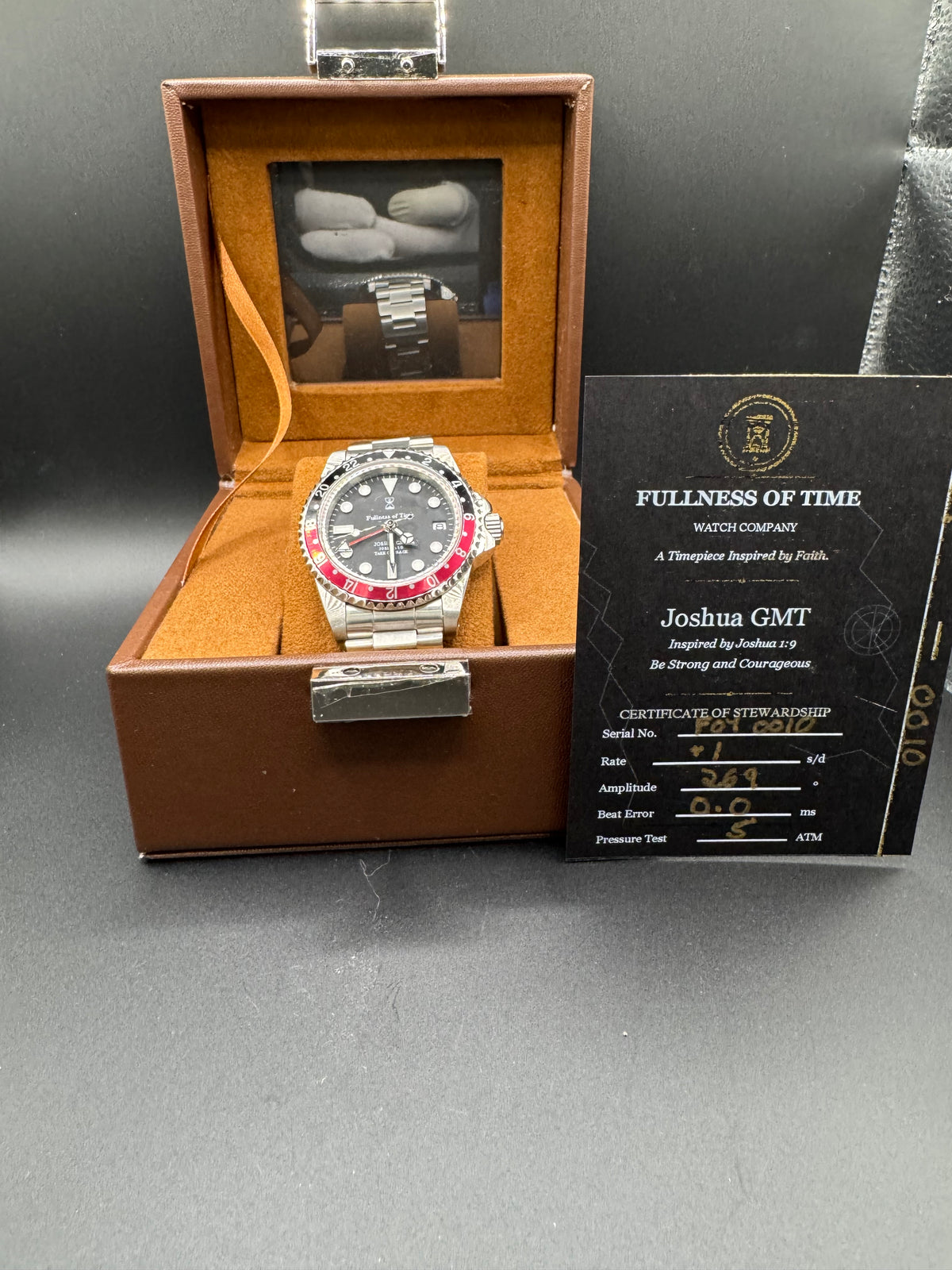Joshua GMT Automatic Watch Vintage Case/Fullness of Time