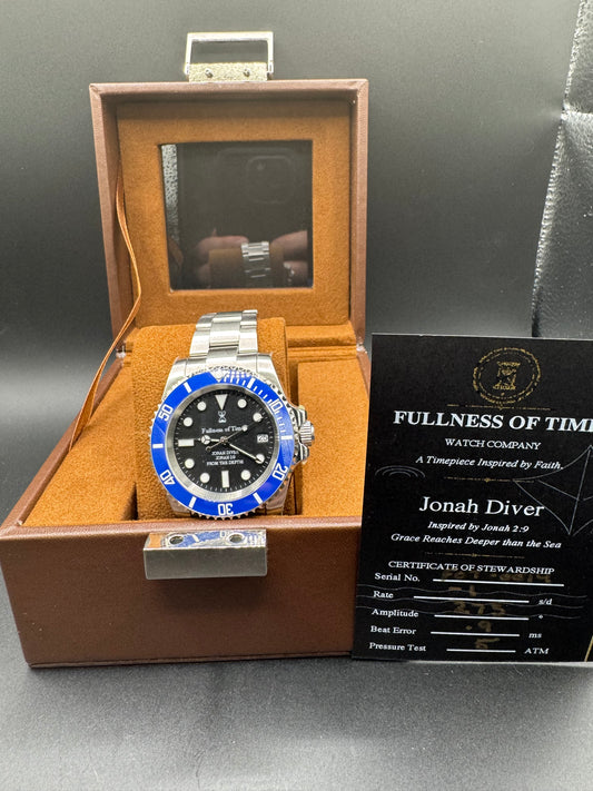 Jonah Diver Automatic Dive Watch/Fullness of Time