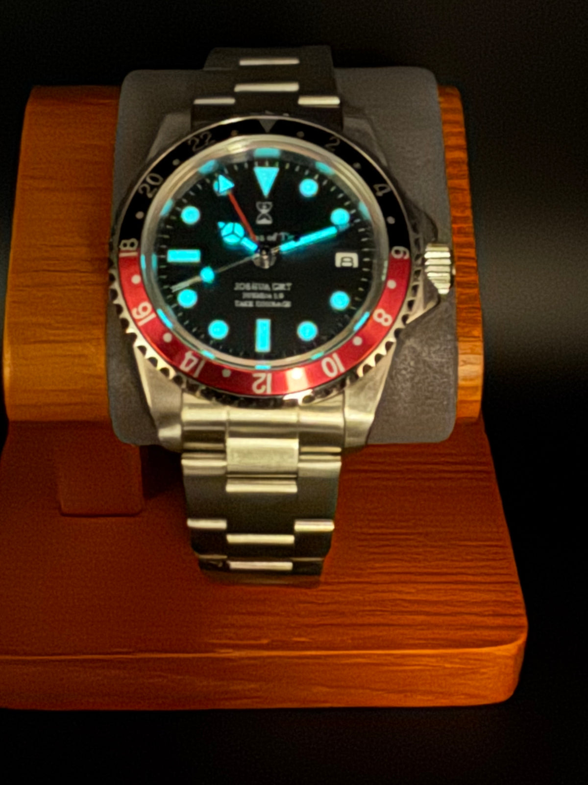 Joshua GMT Automatic Watch Vintage Case/Fullness of Time