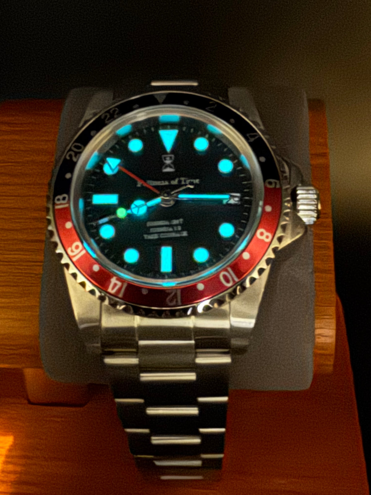 Joshua GMT Automatic Watch Vintage Case/Fullness of Time