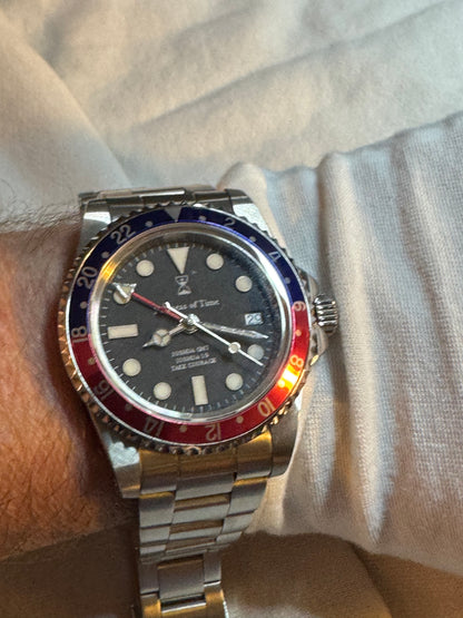 Joshua GMT Automatic Watch Vintage Case/Fullness of Time
