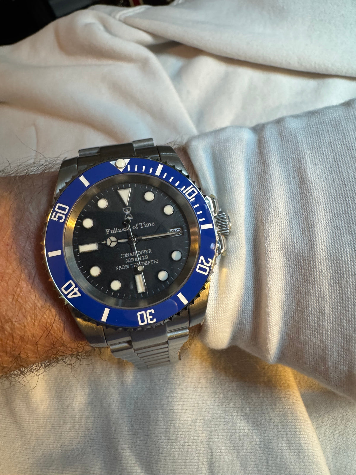 Jonah Diver Automatic Dive Watch/Fullness of Time