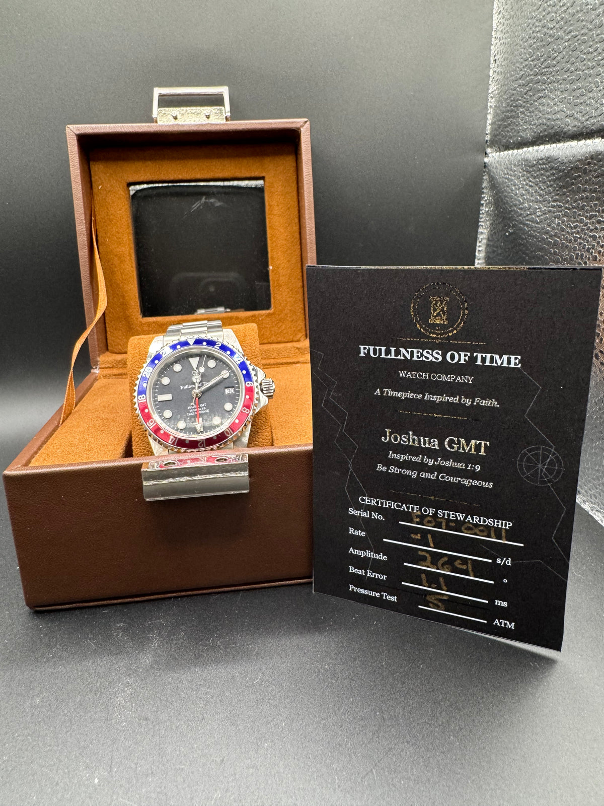 Joshua GMT Automatic Watch Vintage Case/Fullness of Time