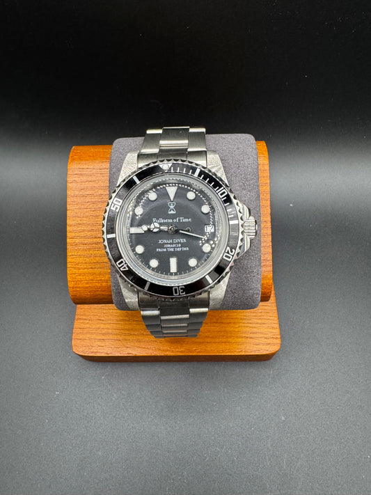 Jonah Diver Automatic Dive Watch Vintage Case/Fullness of Time