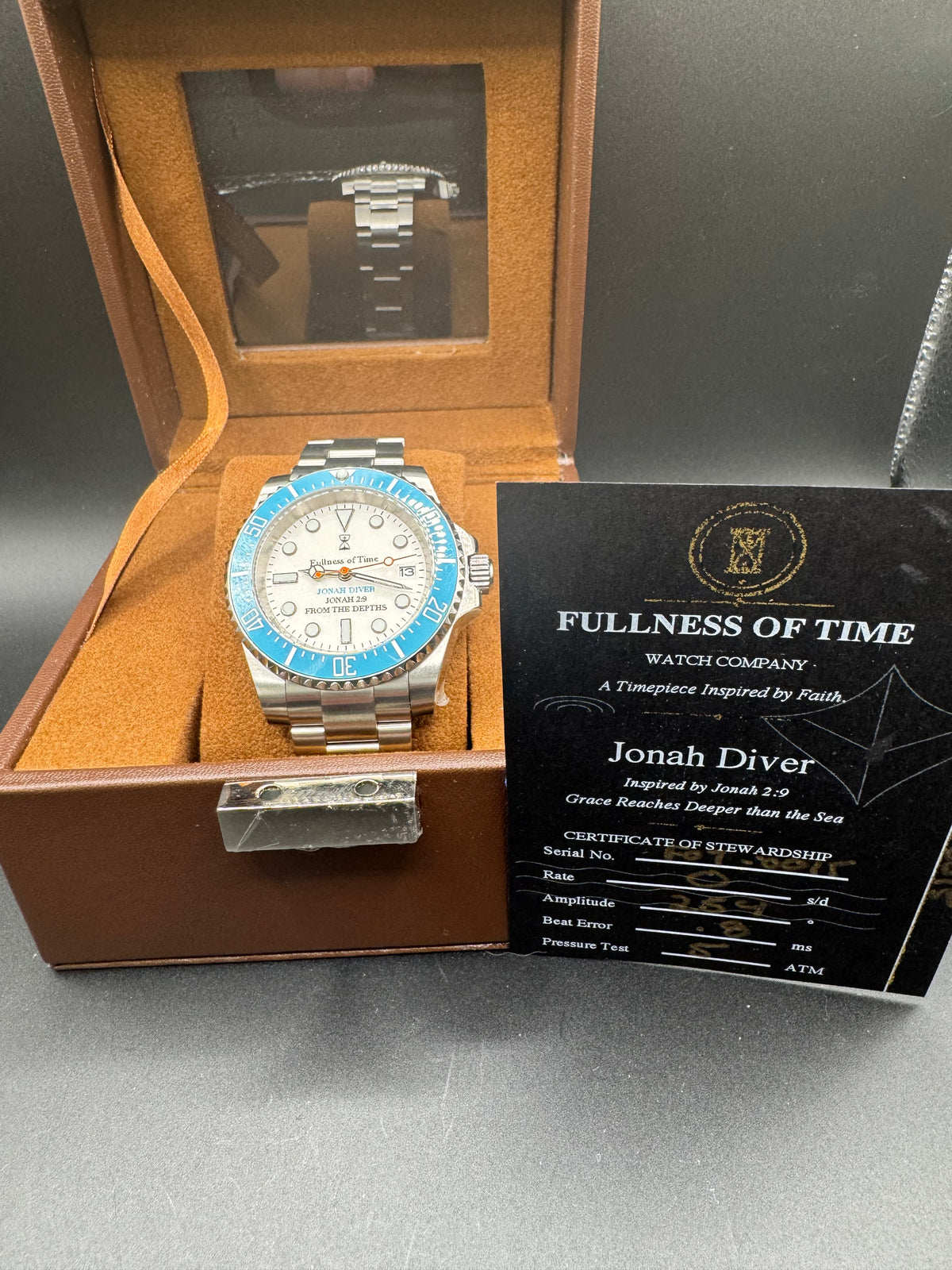 Jonah Diver Automatic Dive Watch/Fullness of Time