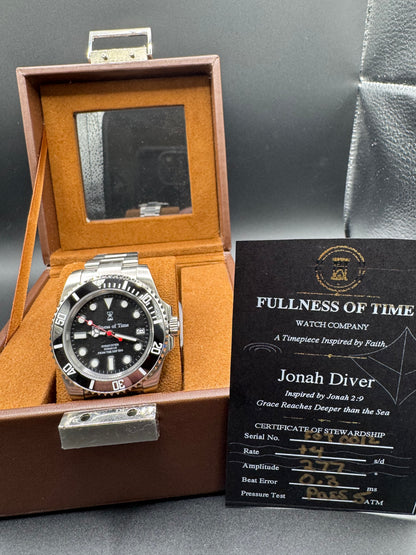 Jonah Diver Automatic Dive Watch/Fullness of Time